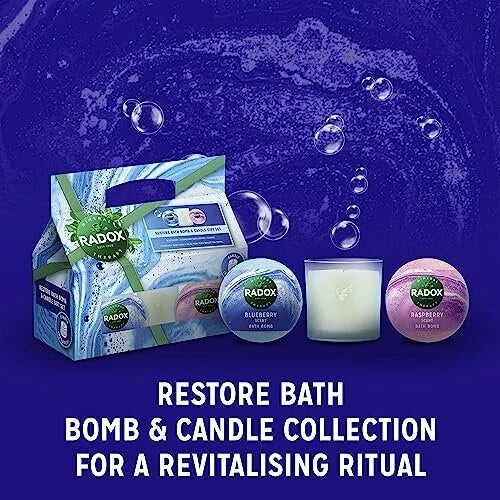 Radox Aromatherapy Candle & Bath Bomb Collection with candle