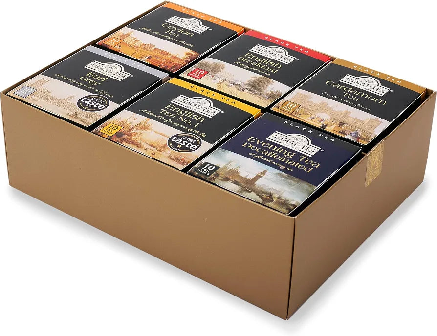 Ahmad Tea Classical Selection – Six Black Tea Blends (60 Tea Bags)