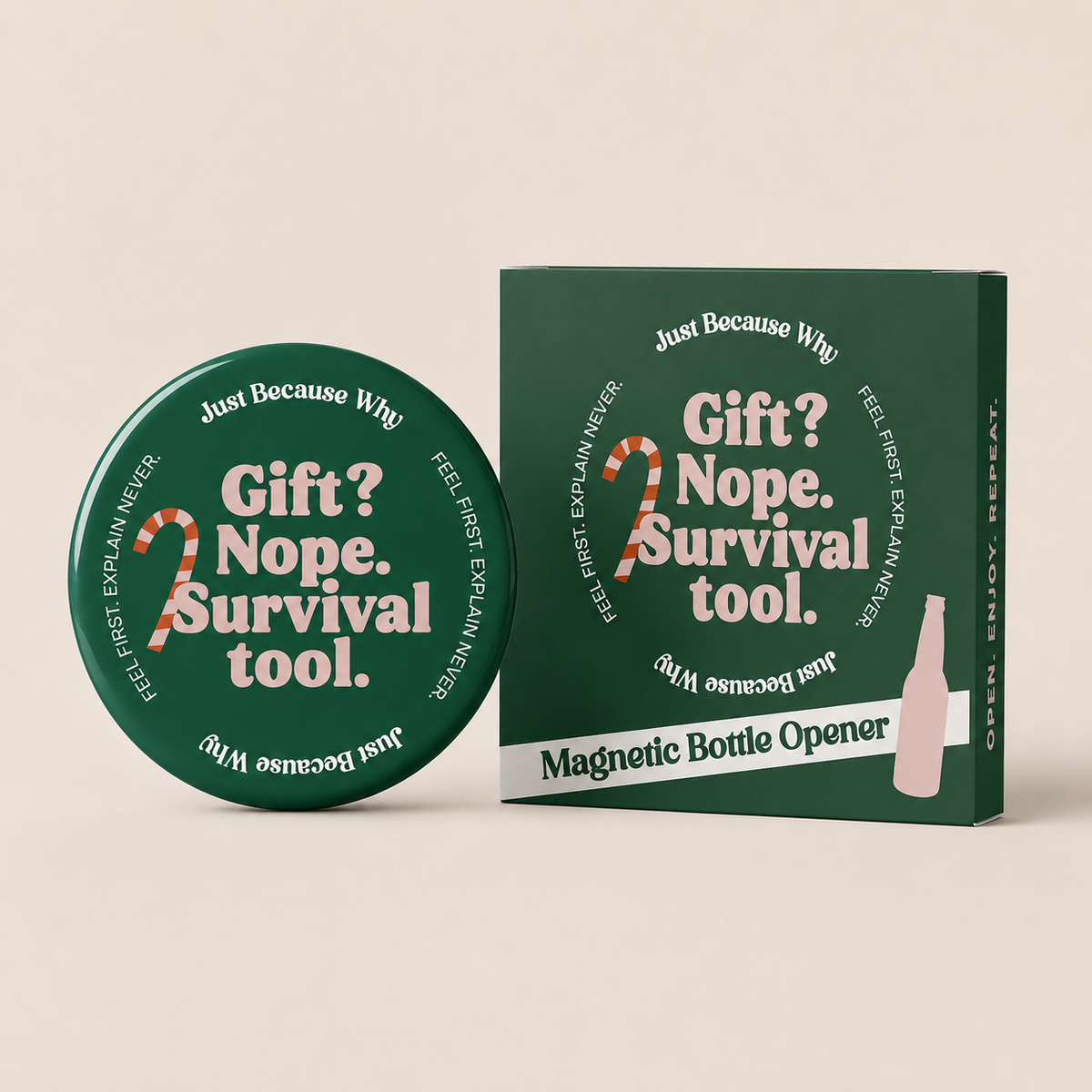Christmas Magnetic Bottle Opener – 3 Designs 🍺🎄