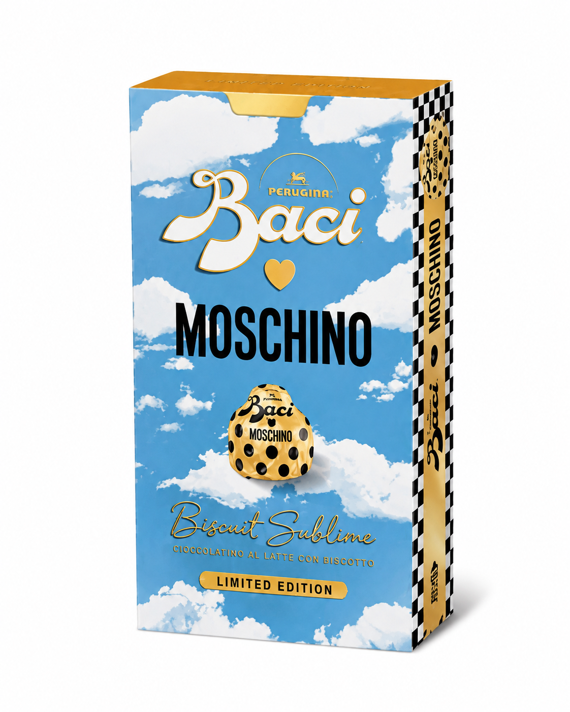 Baci × Moschino Biscuit Sublime Chocolate Gift Box 150g – Xi haġa żghira