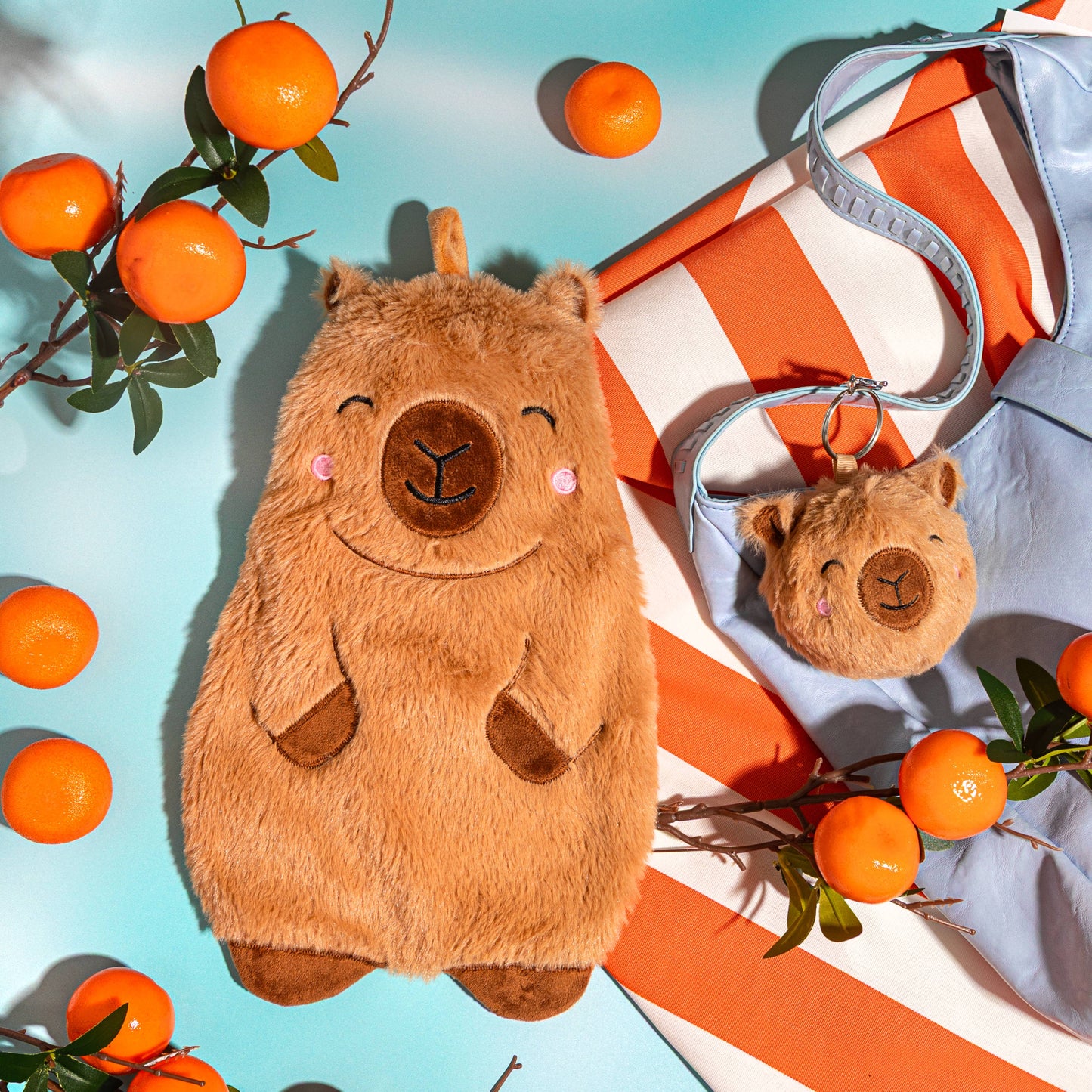 Capybara Hot Water Bottle – Cosy Plush Winter Warmer