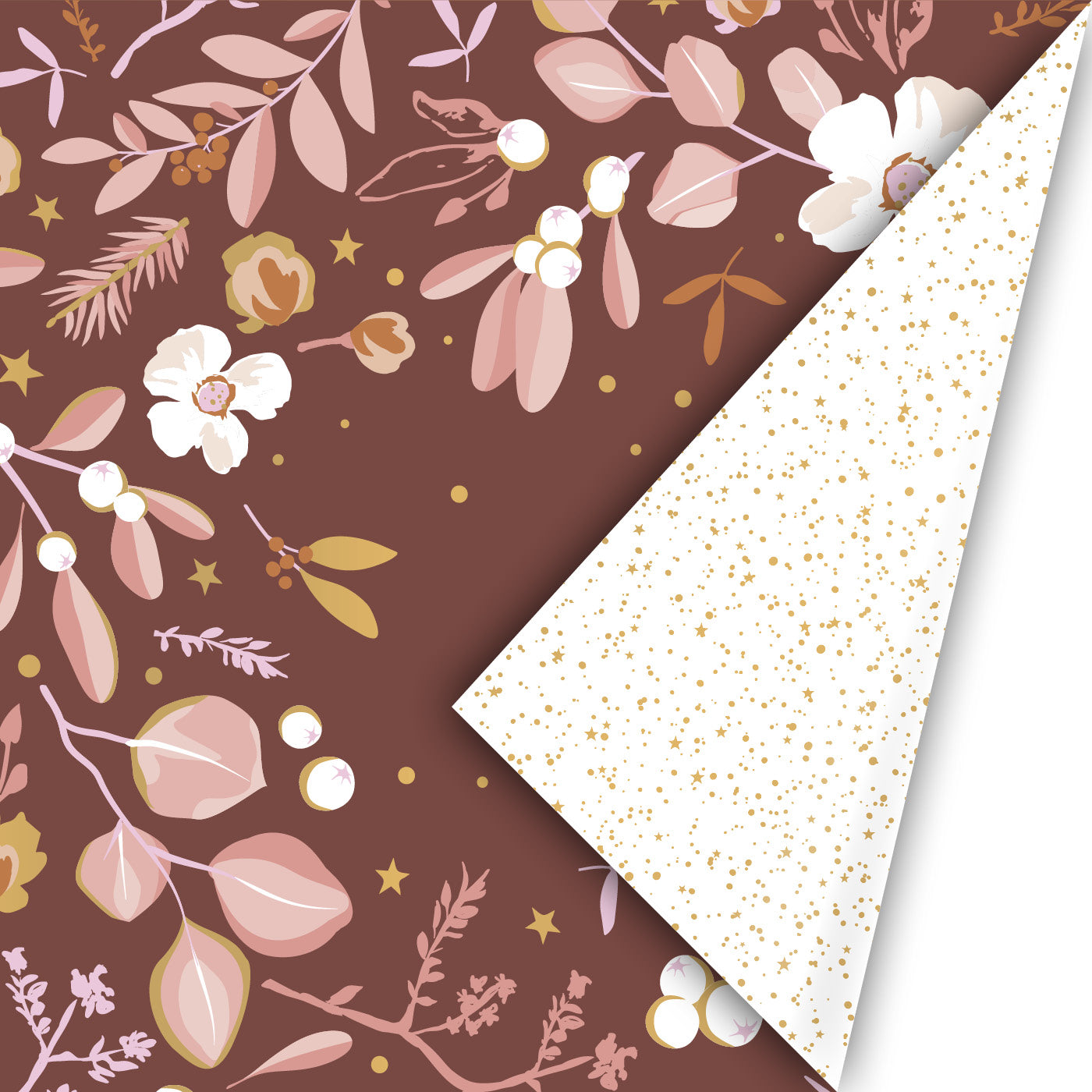 Christmas wrapping paper roll