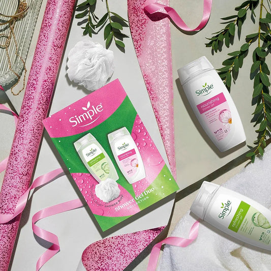 Simple shower gel Duo collection Gift set