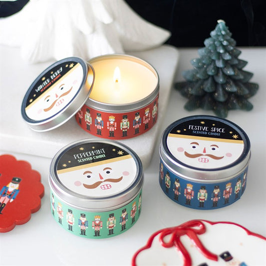 Nutcracker tin Candle