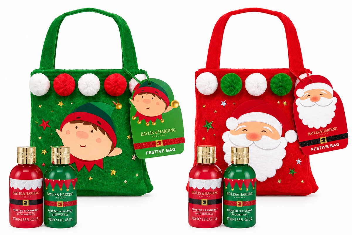 Baylis & Harding Festive Bag Beauty Bag Gift Set