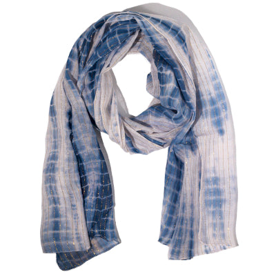 Summer Scarf Party Shine - Dusky Blue