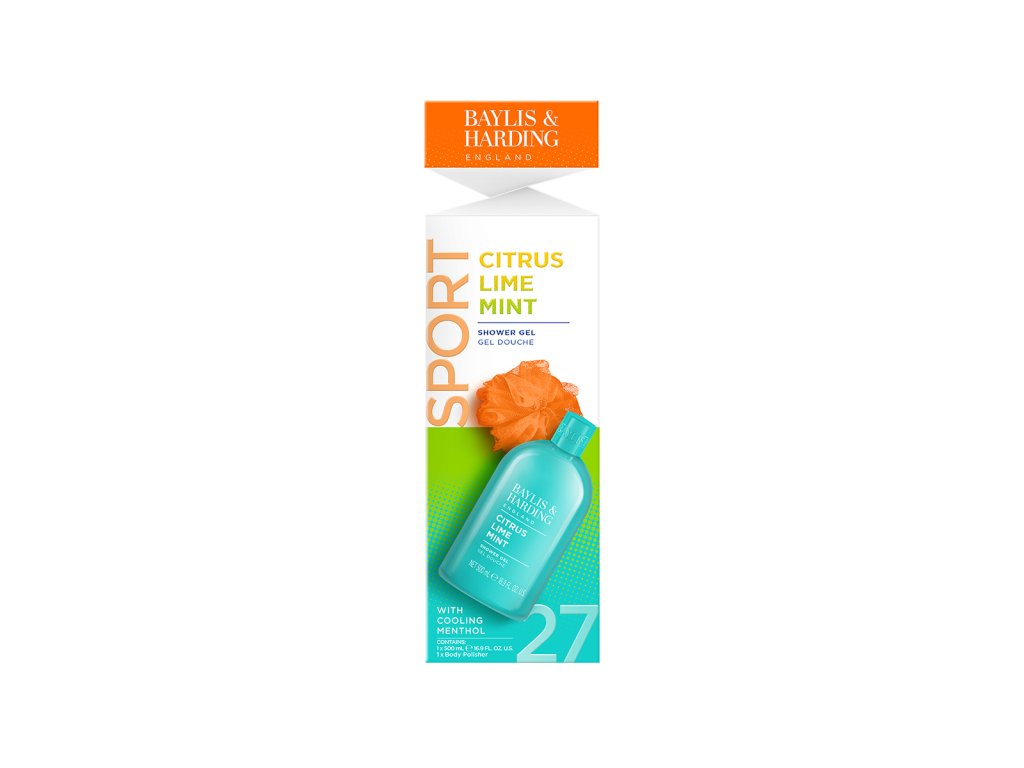 Baylis & Harding citrus, lime & mint body care cracker set