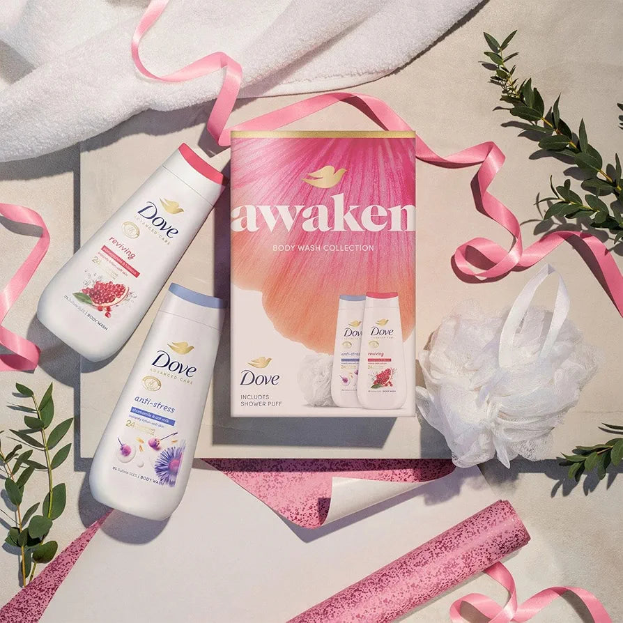 Dove Awaken body wash colour gift set