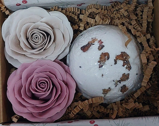 Victorian rose bath delight