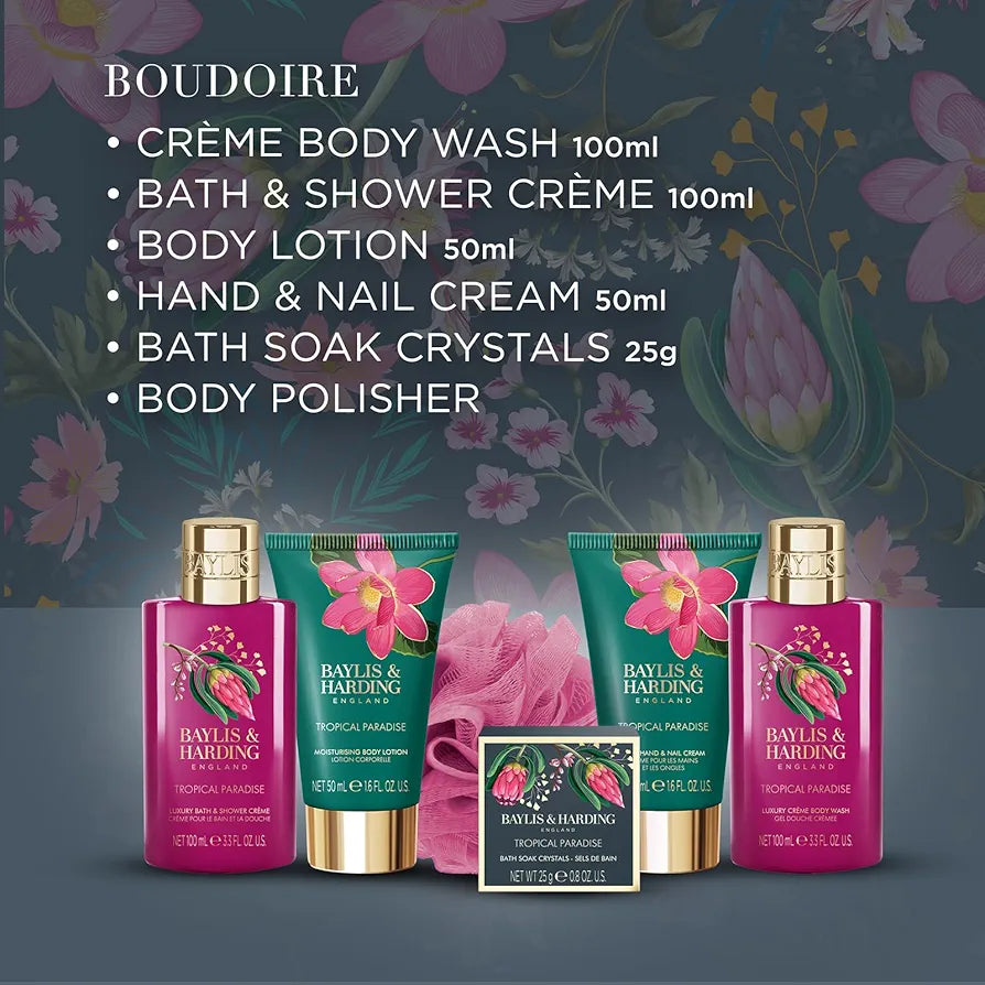 Baylis & Harding Boudoire Tropical Paradise Luxury Pamper Present Gift Set
