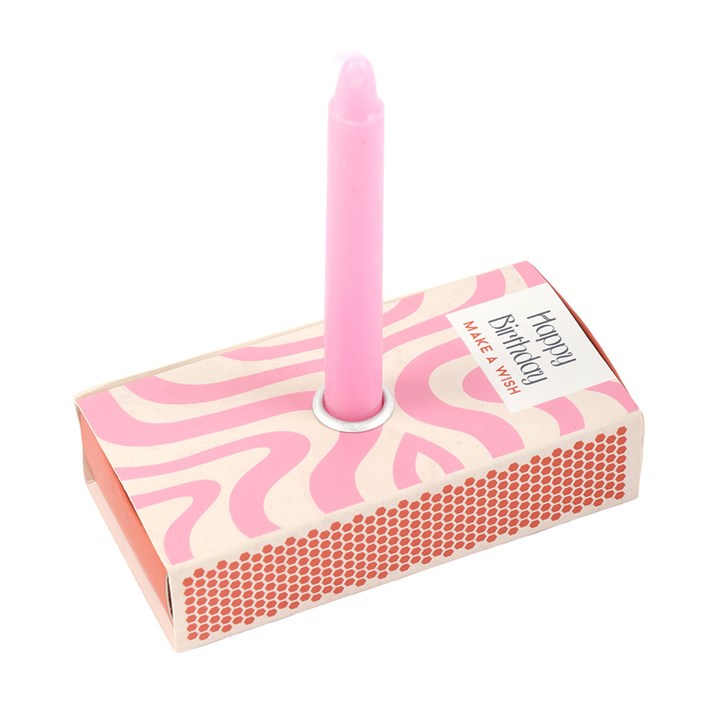 Mini Birthday Candle Set – “Make a Wish” Celebration Gift