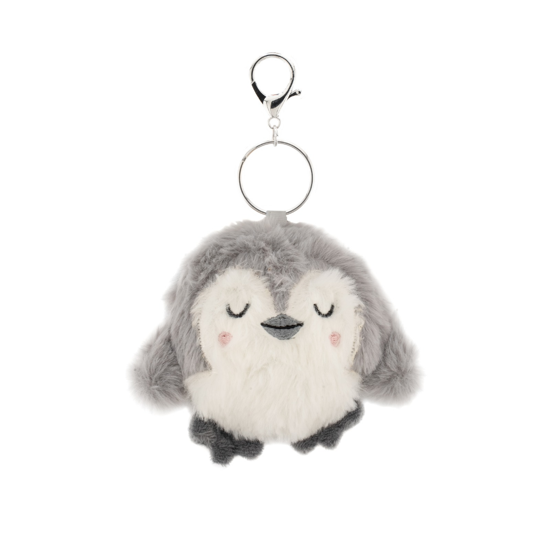 Animal Stress Ball Bag Charm – Cute Plush Keychain