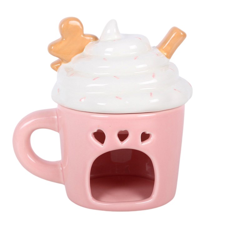Pink Gingerbread Latte Wax Warmer & Oil Burner – Christmas