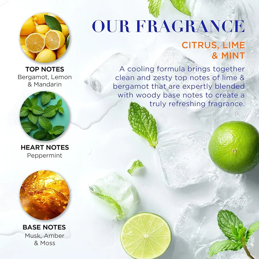 Baylis & Harding Citrus, Lime & Mint Men's Refreshing Shower Duo Gift Set
