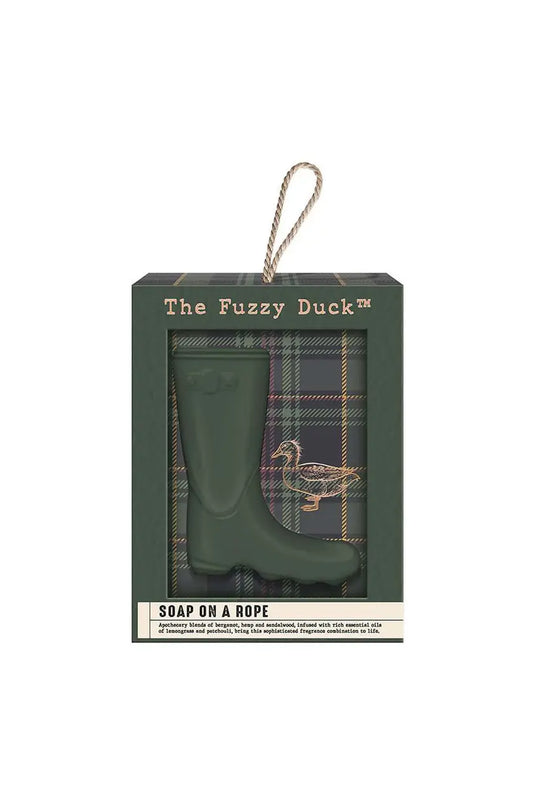 The Fuzzy Duck Wellie Soap on a Rope Gift – 250g
