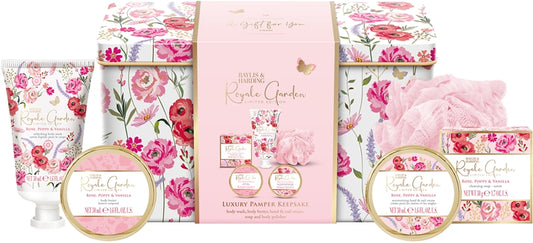 Baylis & Harding Royale Garden Pamper Keepsake Tin Gift Set