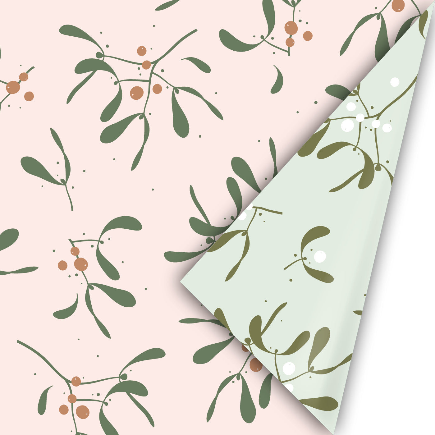 Christmas wrapping paper roll