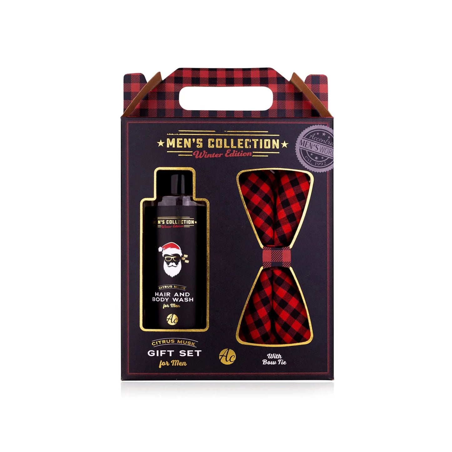 Accentra mens collection winter edition  gift set with bow