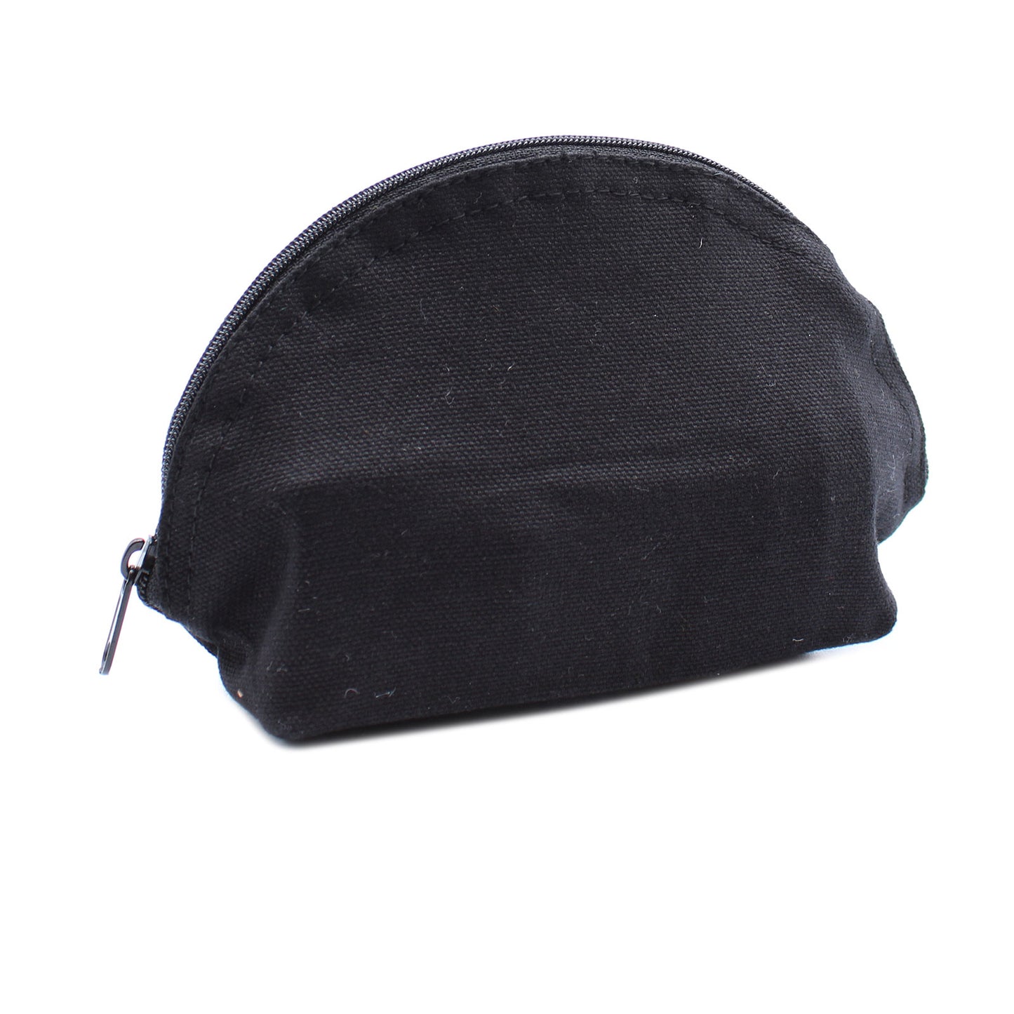 Small Black Cotton Toiletry Bag