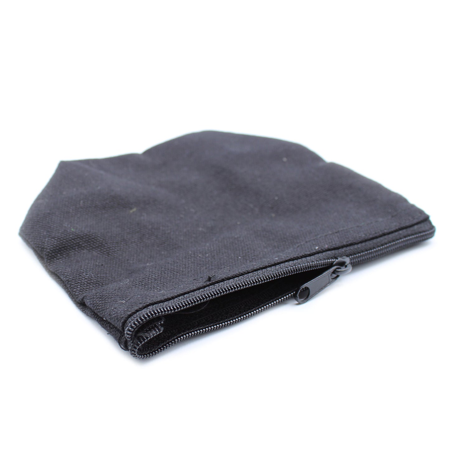 Small Black Cotton Toiletry Bag