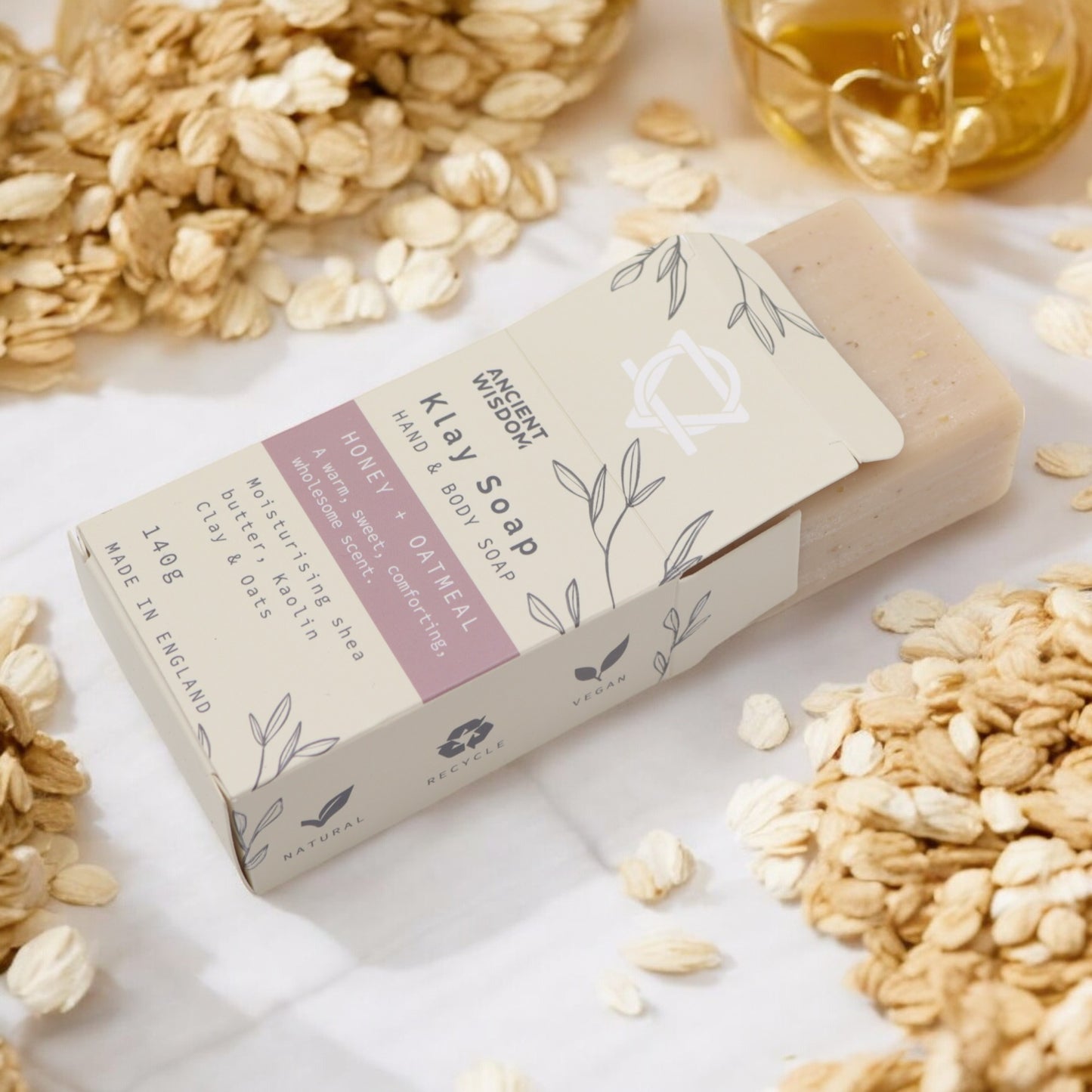 Honey Oatmeal klay soap