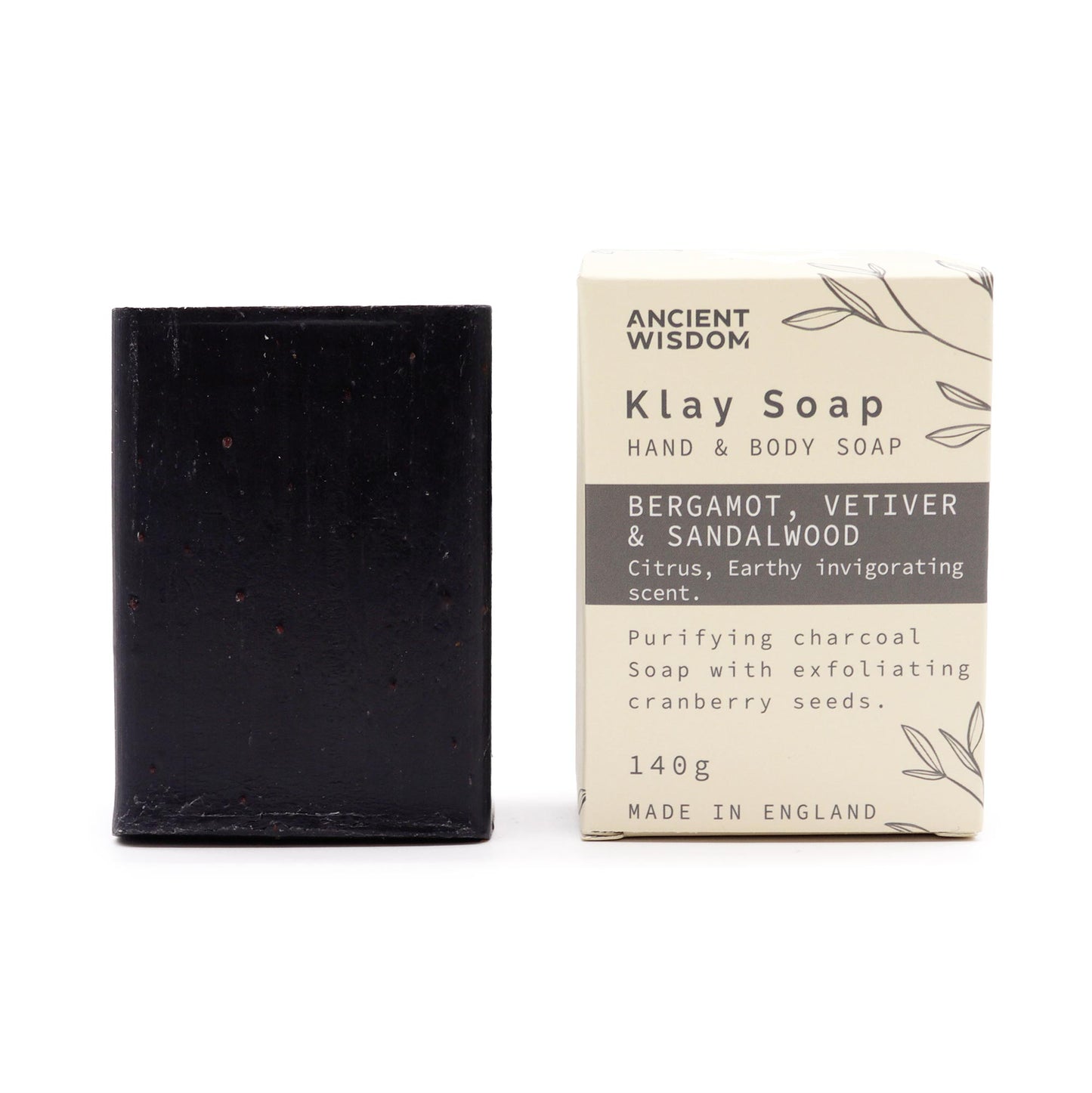 Bergamot & Sandalwood klay soap