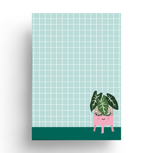 notepad A6 plant