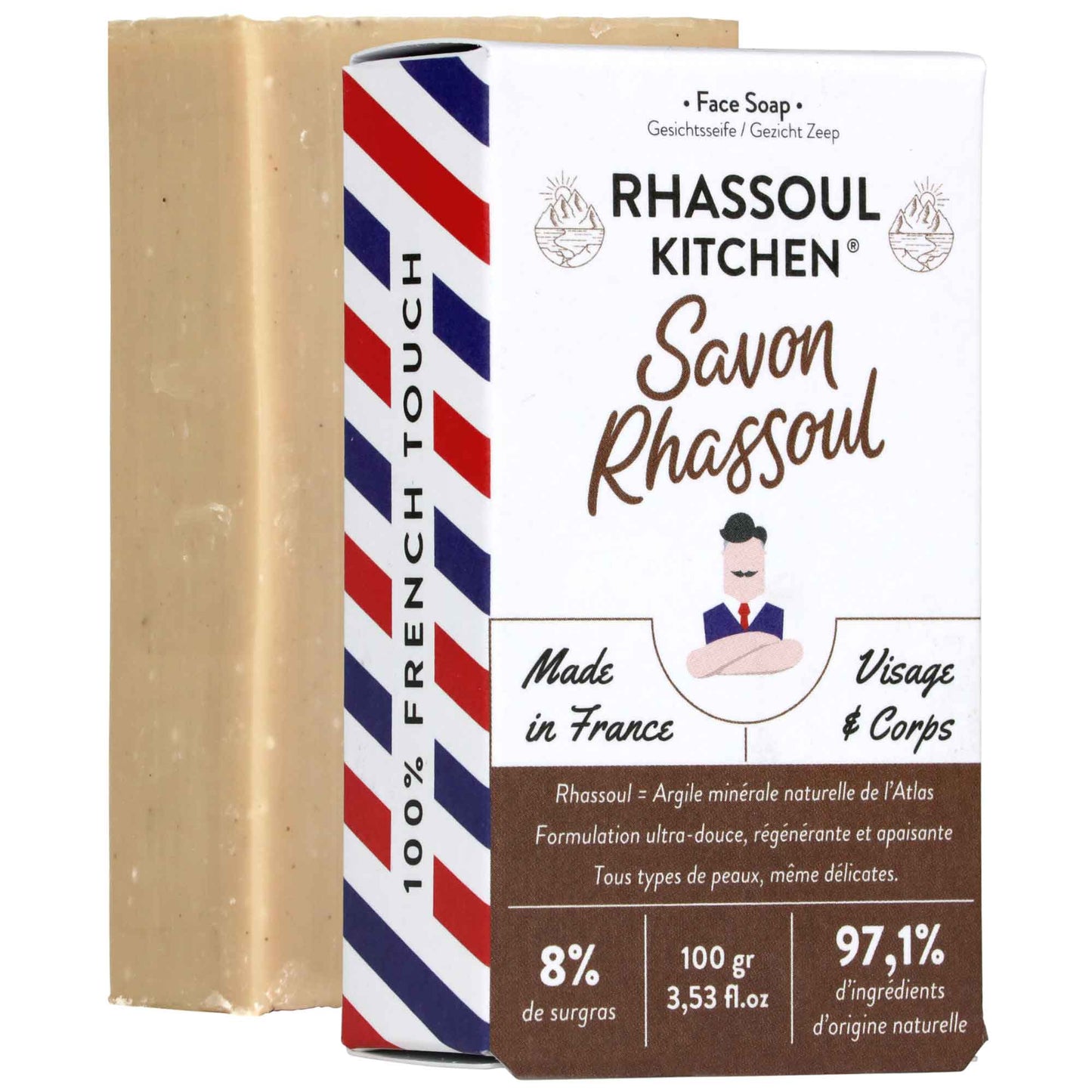 Solid soap RHASSOUL KITCHEN 100 g