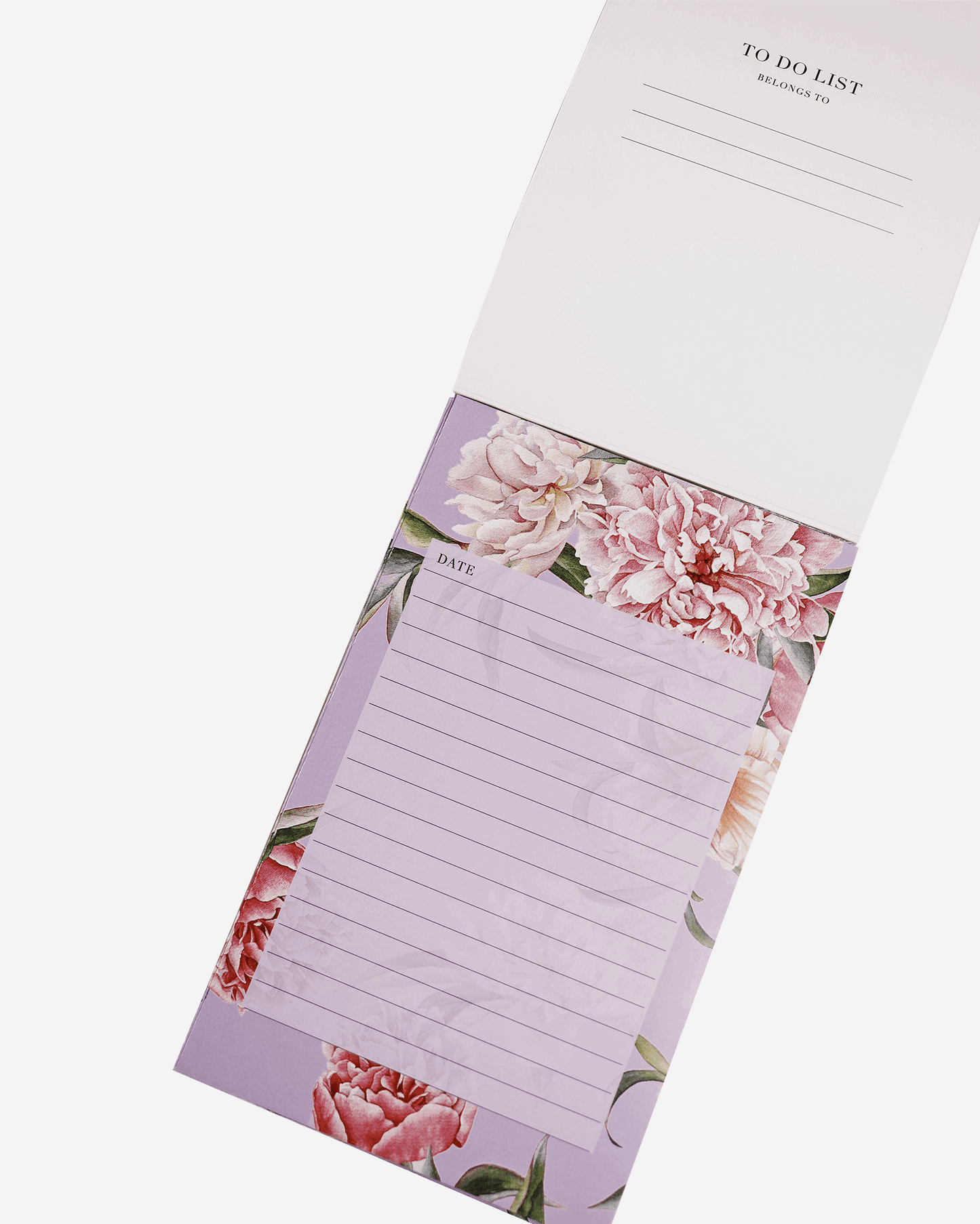 To Do List in Luxurious Lilac Floral
