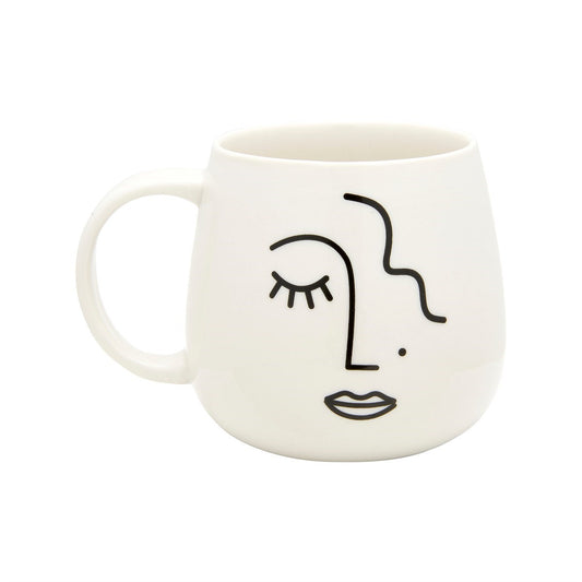Abstract Face Mug