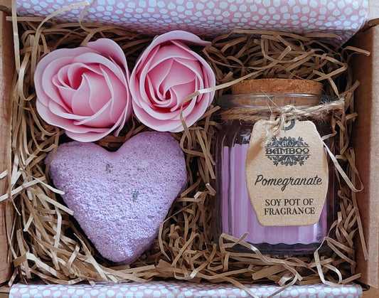 Bath heart gift box