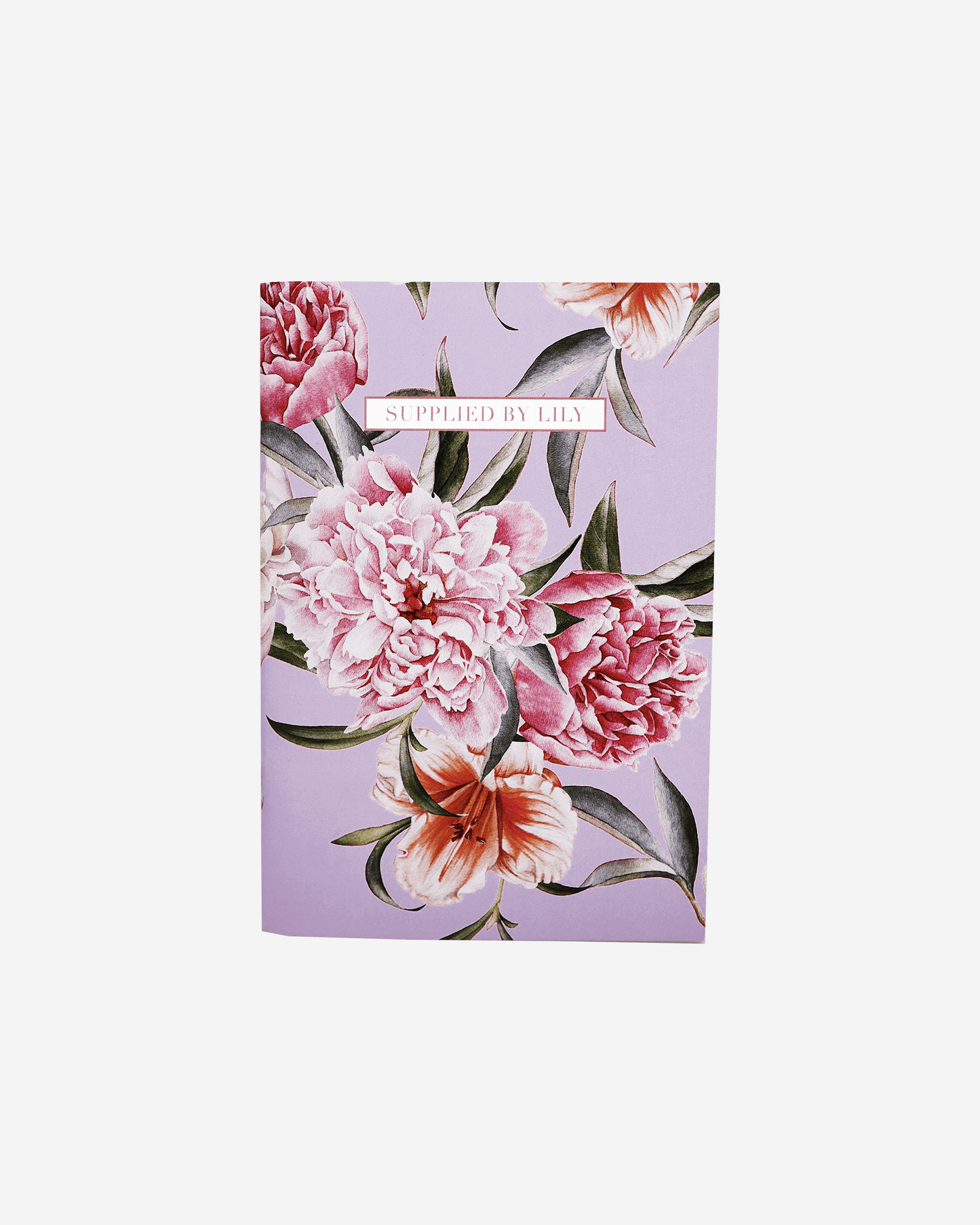A5 Notebook in Luxurious Lilac Floral
