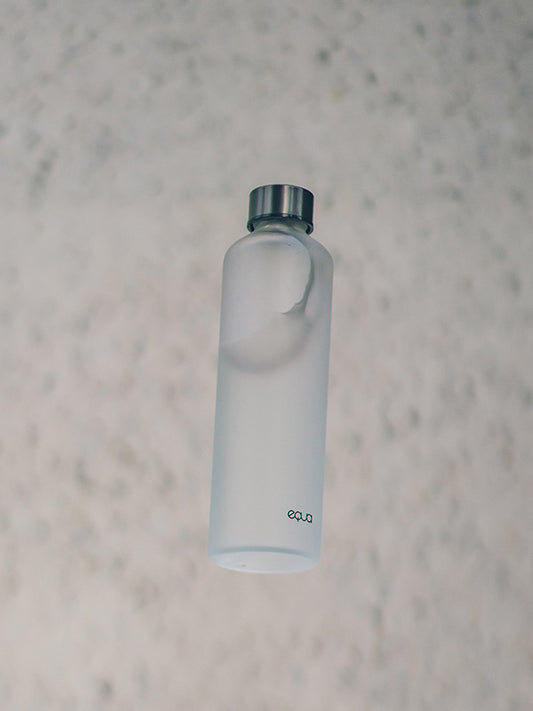 EQUA glass bottle Velvet White