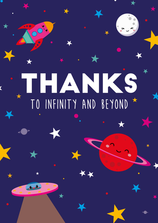 thanks to infinity greeting card