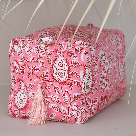 toiletry bag fez pink
