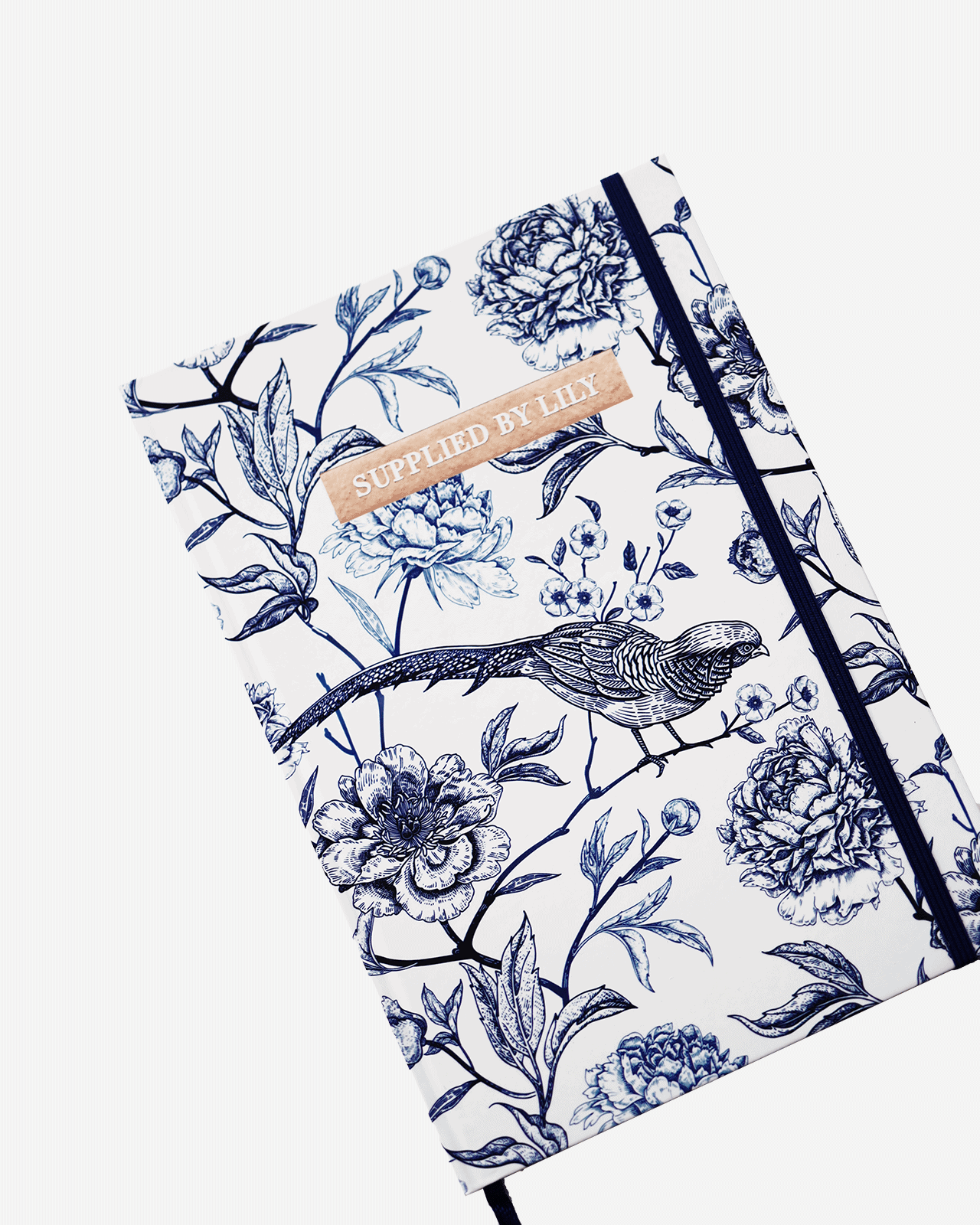 Diary Notebook in Luxurious Toile de Jouy