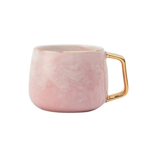 pink marble mug