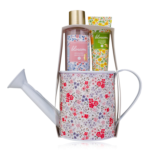 Blossom watering can gift set