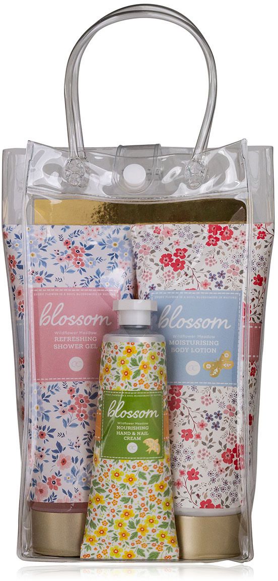 Blossom gift set in transparent bag