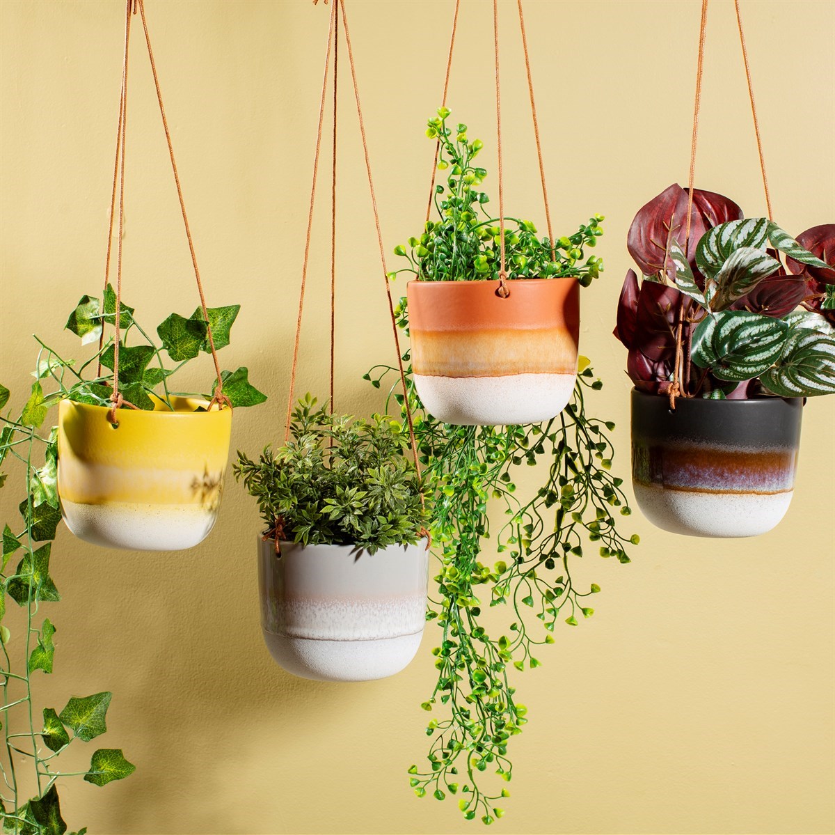 Mojave Yellow Hanging Planter