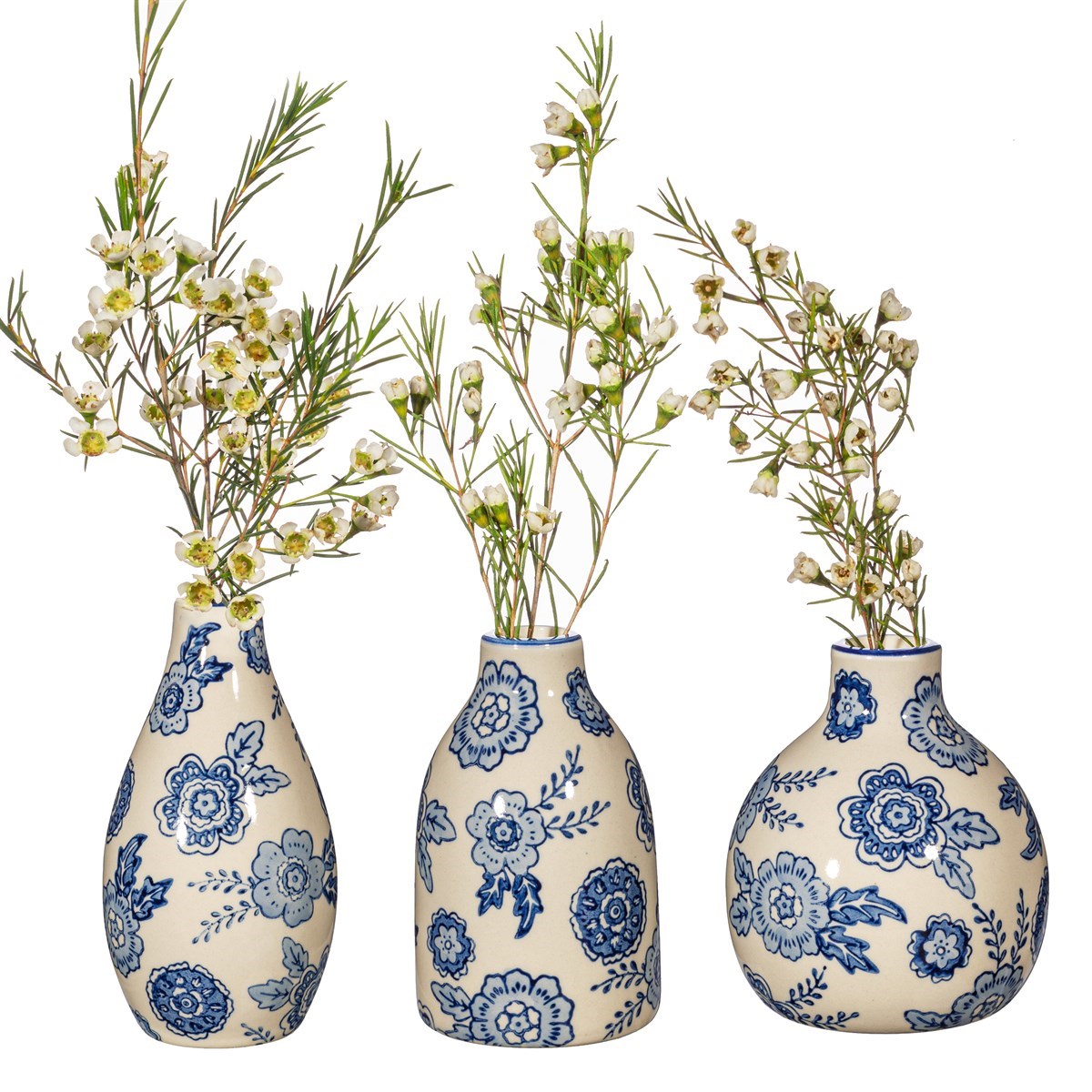 Mini Blue Willow Vase