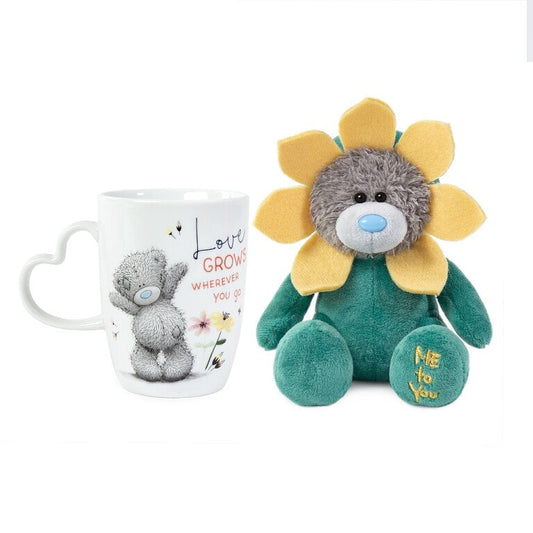 Me to you 'love grows' mug and plush gift set