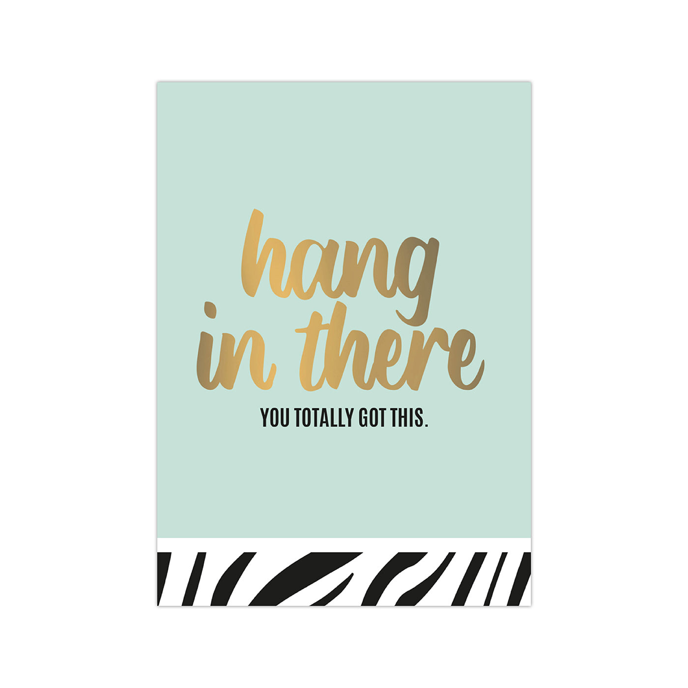 Hang in there A6 greeting card
